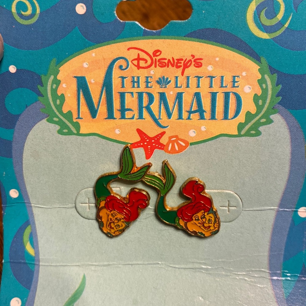 Vintage Disney Ariel “The Little Mermaid” earrings